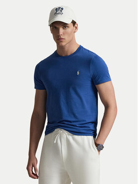 Polo Ralph Lauren Polo Ralph Lauren Тишърт 710671438537 Син Custom Slim Fit