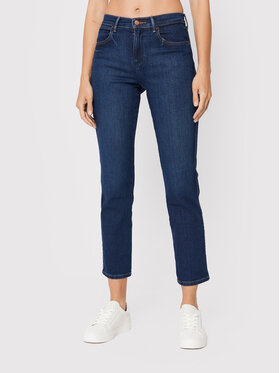 Wrangler Wrangler Džínsy Bespoke Star W26R47389 Tmavomodrá Straight Fit