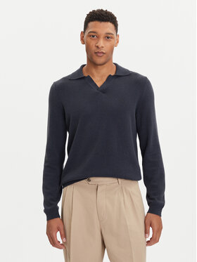 Marc O'Polo Marc O'Polo Sweter 529 5144 60150 Granatowy Regular Fit