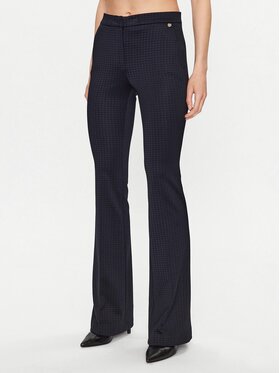 Liu Jo Liu Jo Текстилни панталони CF3338 J1927 Тъмносин Regular Fit