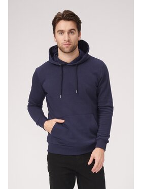 TeeShoppen TeeShoppen Bluza 'Basic Collection' Granatowy Regular Fit