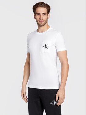 Calvin Klein Jeans Calvin Klein Jeans T-Shirt J30J320936 Λευκό Slim Fit
