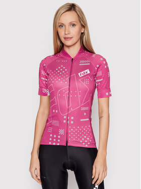 FDX FDX Koszulka rowerowa Ad 1860 Różowy Slim Fit