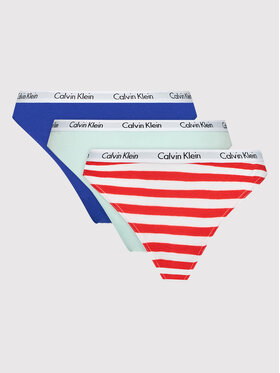 Calvin Klein Underwear Calvin Klein Underwear Súprava 3 kusov klasických nohavičiek Carousel 000QD3588E Farebná