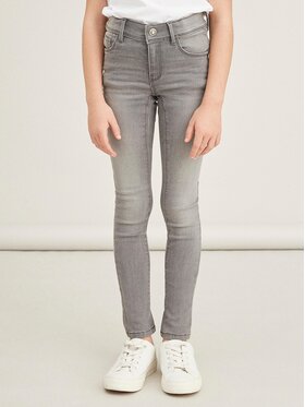 NAME IT NAME IT Džínsy 13208871 Sivá Skinny Fit