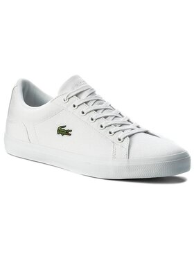 Lacoste Lacoste Sneakers aus Stoff Lerond Bl 2 Cam 7-33CAM1033001 Weiß