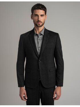 Borgio Borgio Marynarka melizzano Szary Slim Fit