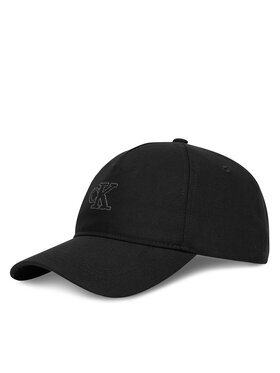 Calvin Klein Calvin Klein Czapka z daszkiem Monogram Deboss Canvas Baseball LV04G5027G Czarny