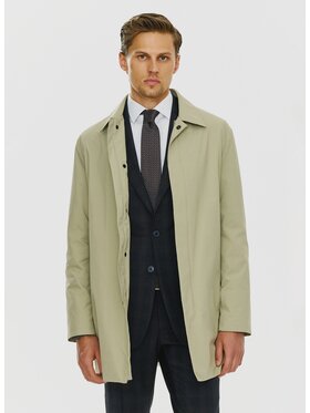 Pako Lorente Pako Lorente Płaszcz przejściowy P24SF-7X-002 Beżowy Classic Fit