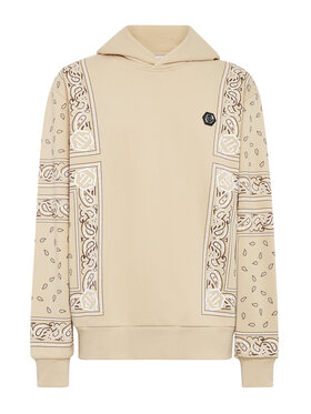 PHILIPP PLEIN PHILIPP PLEIN Mikina 2267 Béžová Regular Fit