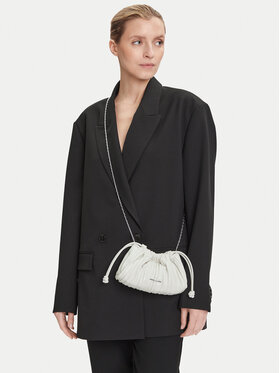 Calvin Klein Calvin Klein Käekott Drawstring Plisse Conv Mini Cb P LV04F3077G Valge