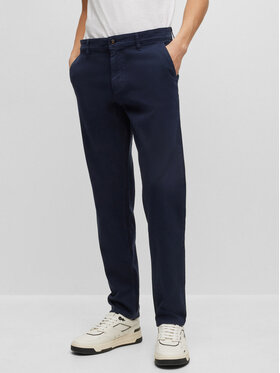 Boss Boss Chino nohavice 50494336 Tmavomodrá Slim Fit