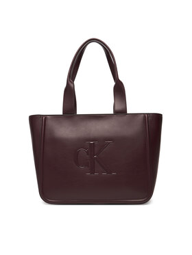 Calvin Klein Calvin Klein Torbica Bold Ck Medium Tote LV04F3218G Tamnocrvena