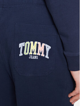 Tommy Jeans Športne Kratke Hlače College DM0DM16331 Mornarsko Modra Regular Fit