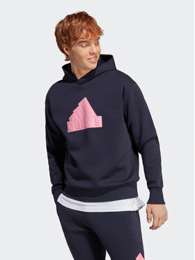 adidas adidas Felpa Future Icons Badge of Sport Hoodie IC3747 Blu Regular Fit