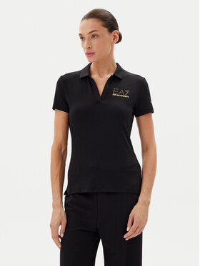 EA7 Emporio Armani EA7 Emporio Armani Polokošile 7W000266 AF12500 UC001 Černá Regular Fit