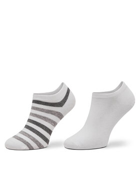 Tommy Hilfiger Tommy Hilfiger Lot de 2 paires de chaussettes basses homme 382000001 Blanc