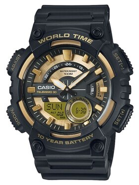 Casio Casio Zegarek AEQ-110BW-9AVEF Czarny