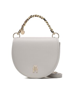 Tommy Hilfiger Tommy Hilfiger Borsetta Th Chic Saddle Bag AW0AW14783 Bianco