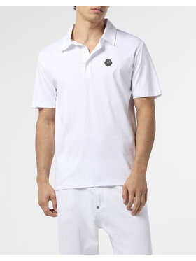 PHILIPP PLEIN PHILIPP PLEIN Polokošile 26257 Bílá Slim Fit