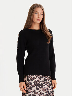 Morgan Morgan Sweater 252-MTECNA Fekete Regular Fit