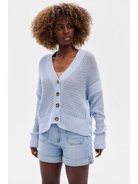 blue shadow blue shadow Kardigan Balli Niebieski Regular Fit