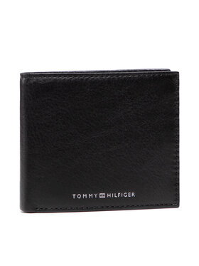 Tommy Hilfiger Tommy Hilfiger Velká pánská peněženka Th Downtown Cc Flap And Coin AM0AM08118 Černá