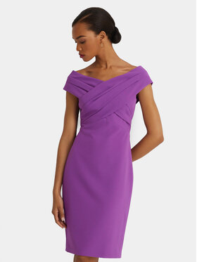 Lauren Ralph Lauren Lauren Ralph Lauren Коктейльна сукня 253936390004 Фіолетовий Slim Fit