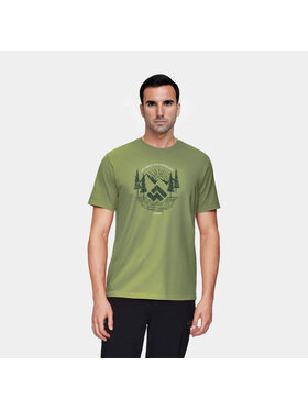 Alpinus Alpinus T-Shirt Kitreli Zielony Regular Fit
