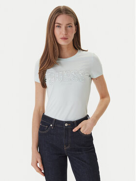 Guess Guess Tricou W5GI04 J1314 Verde Slim Fit