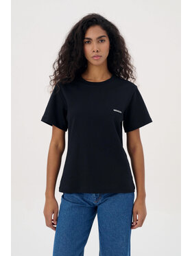 Misaga Misaga T-Shirt HORIZON T-SHIRT Czarny Regular Fit