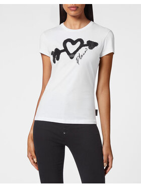 PHILIPP PLEIN PHILIPP PLEIN T-Shirt 8983 Biały Regular Fit