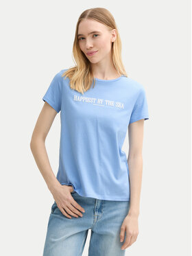 Tom Tailor Denim Tom Tailor Denim T-Shirt 1045417 Niebieski Regular Fit