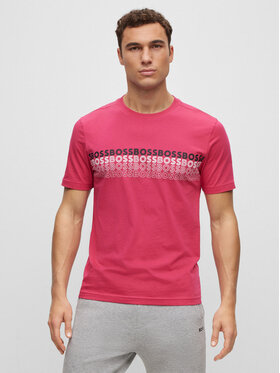 Boss Boss T-Shirt 50488785 Różowy Regular Fit
