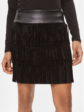 DKNY DKNY Fustă P2IN6ODY Negru Regular Fit