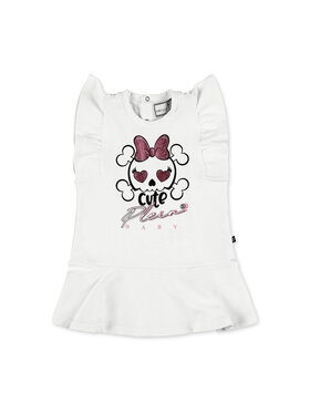 PHILIPP PLEIN PHILIPP PLEIN Každodenné šaty 2319 Biela Basic Fit