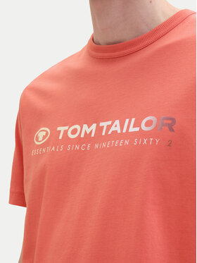 Tom Tailor Majica 1041855 Rdeča Regular Fit