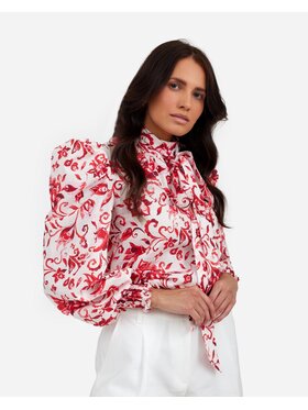 TOTU TOTU Koszula Fiore Czerwony Regular Fit