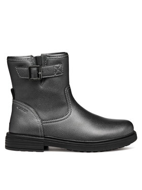 Geox Geox Ботуши Jr Eclair J049QB 000BC C1357 D Сив