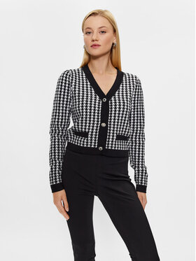 Fracomina Fracomina Kardigán FR23WT8006K502F8 Čierna Regular Fit