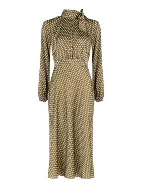 Rinascimento Rinascimento Φόρεμα Abito raso Πράσινο Regular Fit