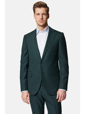 Lancerto Lancerto Garnitur Garnitur Zielony Wełniany Newark GA073124000022 Zielony Slim Fit