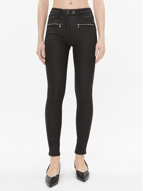 Morgan Morgan Текстилни панталони 232-PBRADY Черен Skinny Fit