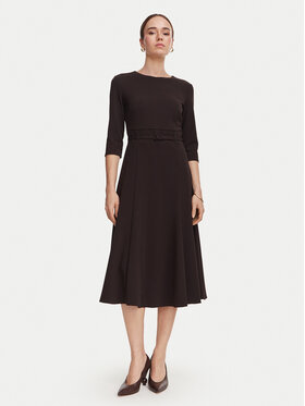 Rinascimento Rinascimento Coctailkleid CFC0131140003 Dunkelbraun Regular Fit