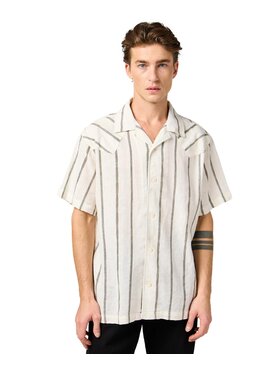 Wrangler Wrangler Koszula 112362750 Beżowy Relaxed Fit