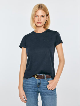 BIG STAR BIG STAR T-Shirt LIDIASA Granatowy Basic Fit