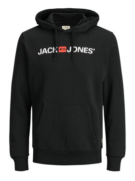 Jack&Jones Majica Dugih Rukava Corp Old Logo 12137054 Crna Regular Fit