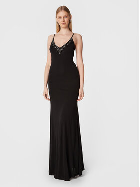 Pinko Pinko Robe de soirée Aurore 1G188F A07W Noir Regular Fit