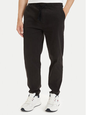 Tommy Jeans Tommy Jeans Pantaloni trening TJM DM0DM23122 Negru Regular Fit