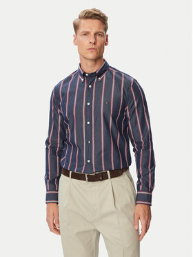 Tommy Hilfiger Tommy Hilfiger Camicia Poplin MW0MW44588 Blu scuro Regular Fit
